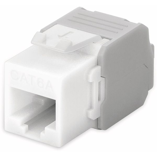 Goobay Cat 6A Keystone RJ45 Modulo Utp 500 Mhz Bianco (In Blocco)-image