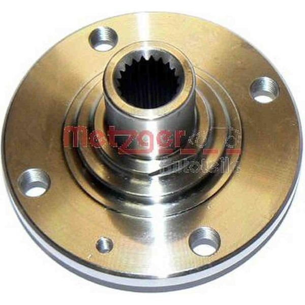 Metzger N 2575 Mozzo Ruota Anteriore Sinistro Anteriore Destro Per Vw Polo Coupé (86C, 80) 4 Fori Ø100 Mm Cerchio Forato-image