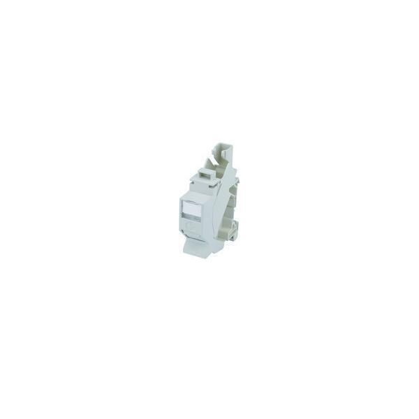 Connettore Per Guida Din TS45 Modulo Cat6A T568B - Adattatore Per Guida Din J00023A0206-image