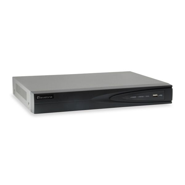 Levelone NVR-0504 Videoregistrazione Di Rete A 4 Canali. Poe H.265/264-image