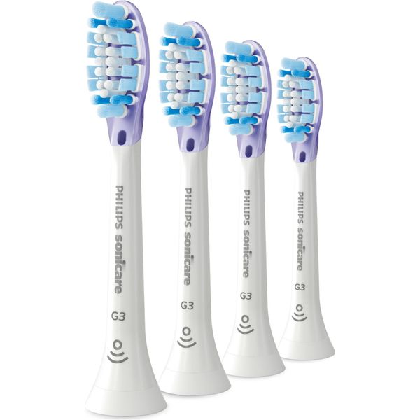 Philips Sonicare G3 Premium HX9054 Gum Care - Testina Di Ricambio - Per Spazzolino - Bianco (Confezione Da 4)-image
