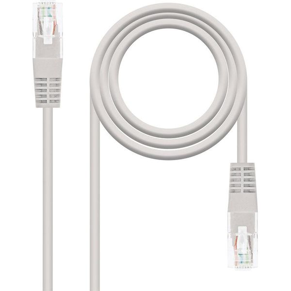 Cavo Rj45 Cat.6 Utp Lszh 1M Grigio Nanocable Cavo Patch Di Rete Rj45 Cat.6 Utp Lszh 1M Grigio Nanocable-image