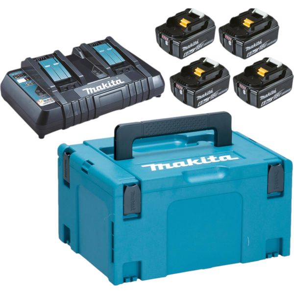 Makita Lxt - BatterieladegeräT + Batterie 4 X - Li-Ion - 6 Ah - 108 Wh-image
