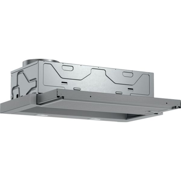 Bosch DFL064A52 Serie 4 Cofano Piatto 60 Cm Filtro Antigrasso In Metallo Eek: A-image