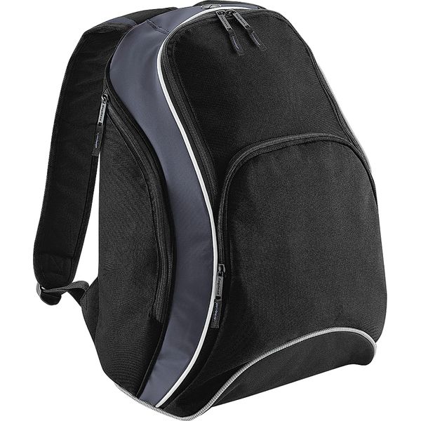 Zaino Bagbase Teamwear, 21 Litri BC1314 (Taglia Unica) (Nero/Grigio/Bianco)-image