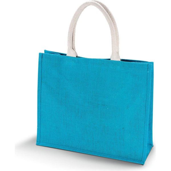 Kimood Borsa Da Spiaggia In Iuta Da Donna (2 Pezzi/Confezione) RW6670 (Taglia Unica) (Turchese)-image
