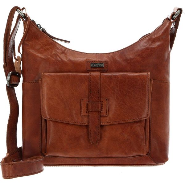 Spikes & Sparrow Pelle Borsa A Tracolla Bronco Saddlebag Brandy Marrone-image