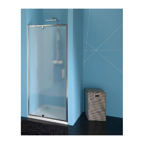 Polysan Easy Line - Porta Doccia Girevole 760-900 Mm, Vetro Brick EL1638-image