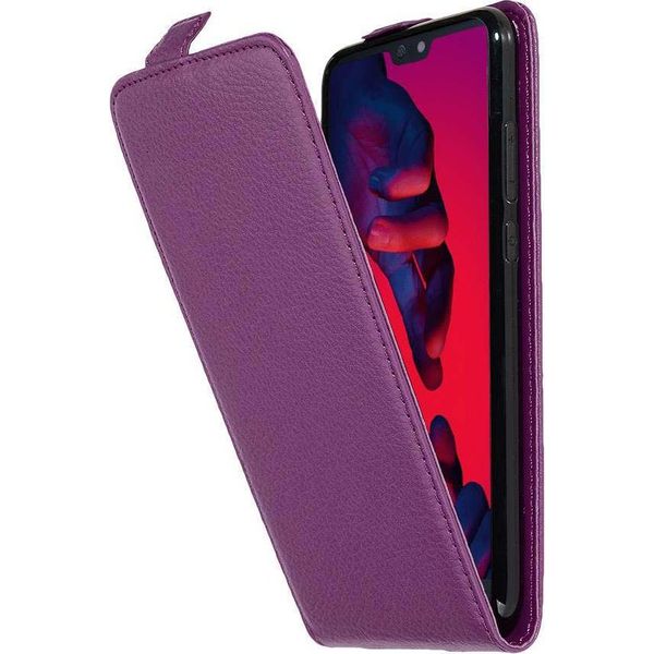 Cadorabo Custodia Protettiva Per Huawei P20 Pro / P20 Plus Cover In Viola Flip Case Custodia Del Telefono Cellulare Cover In Ecopelle-image