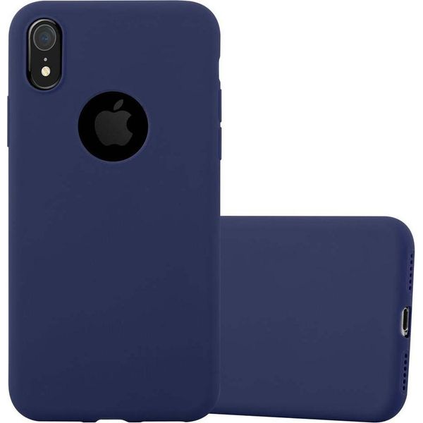Custodia Cadorabo Per Apple Iphone Xr Custodia Protettiva In Blu Custodia Per Cellulare Tpu Custodia In Silicone Cover-image