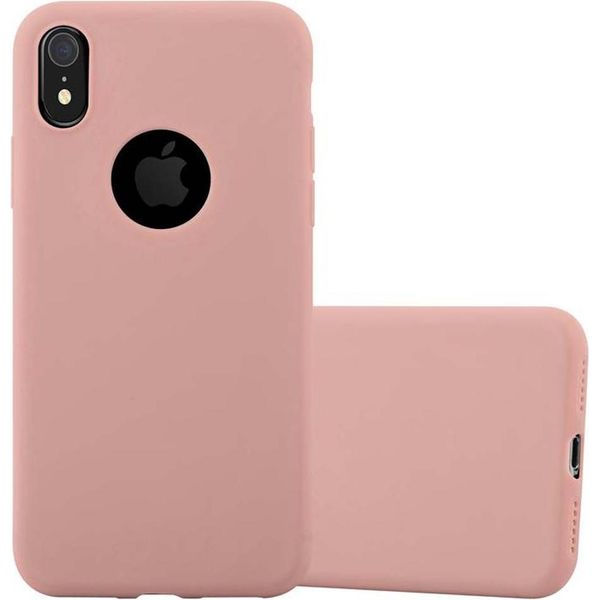 Custodia Cadorabo Per Apple Iphone Xr Custodia Protettiva In Rosa Custodia Per Cellulare Tpu Custodia In Silicone Cover-image