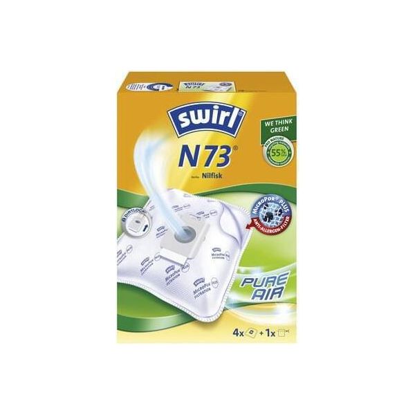Swirl N73 Micropor Plus Sacchetto Per La Polvere, Contenuto 4 Sacchetti 1 Filtro-image