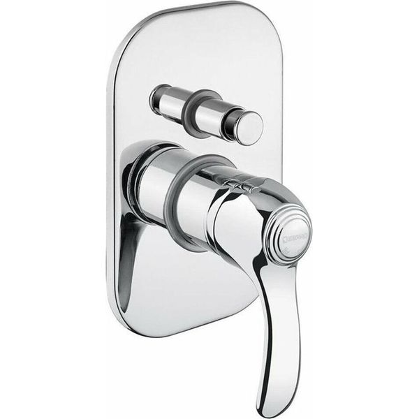 Sapho Kirké - Miscelatore Per Doccia Da Incasso, 2 Uscite, Con Corpo, Cromo KI42C-image
