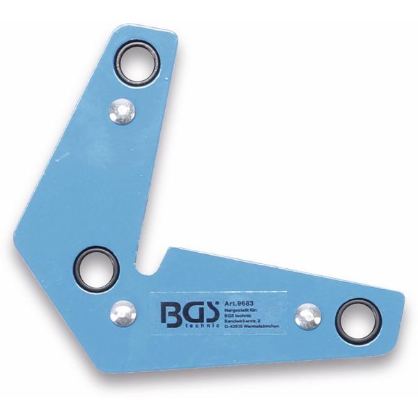 Bgs Technic Staffa Magnetica Di Saldatura E Montaggio 9683, Forma A L-image