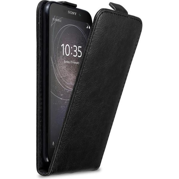 Custodia Cadorabo Per Sony Xperia L2 Cover Protettiva In Nero Custodia Flip Per Telefono Cellulare Custodia Cover-image