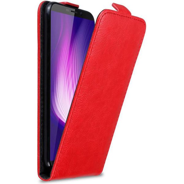 Custodia Cadorabo Per Cubot Nova Cover Protettiva In Rosso Custodia Flip Per Telefono Cellulare Custodia Cover-image
