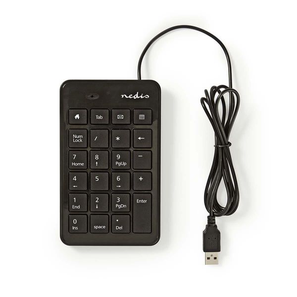 Tastiera Tag Cablata | USB-A | Ufficio | Con Una Sola Mano | Numerica | Tastiera Numerica-image