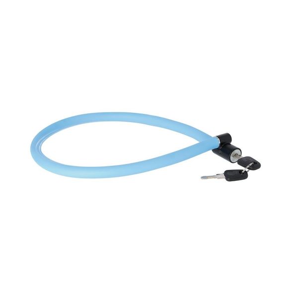 Axa Serratura A Cavo Resolute 60/6 Lunghezza 60Cm Ø6Mm Blu Ghiaccio, Blu-image