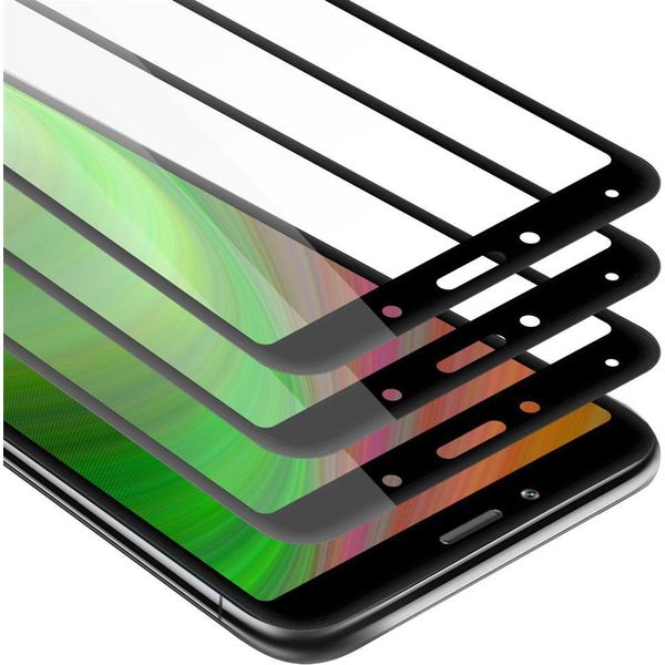 Cadorabo 3X Pellicola Protettiva A Schermo Intero Per Xiaomi Redmi 7A In Nero Vetro Protettivo Del Display Temperato-image