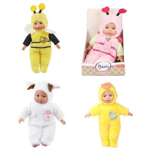 Toi-Toys Baby Doll Pecora Animale Pigiama Coccolone Grande Rosa-image
