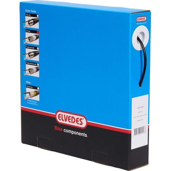 Elvedes Cavo Del Cambio Manicotto Esterno Scatola Officina à Ø 4,9 Mm, Nero-image