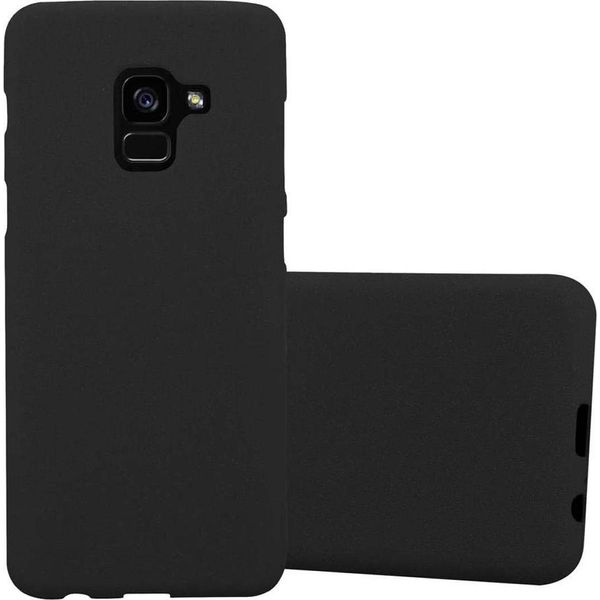 Cadorabo Custodia Protettiva Per Samsung Galaxy A8 2018 Cover In Nero Custodia Per Telefono Cellulare Tpu Etui Cover Case-image