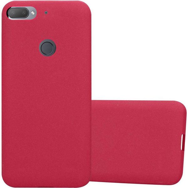 Cadorabo Custodia Protettiva Per Htc Desire 12 Plus Custodia In Rosso Per Cellulare Tpu Etui Cover Case-image