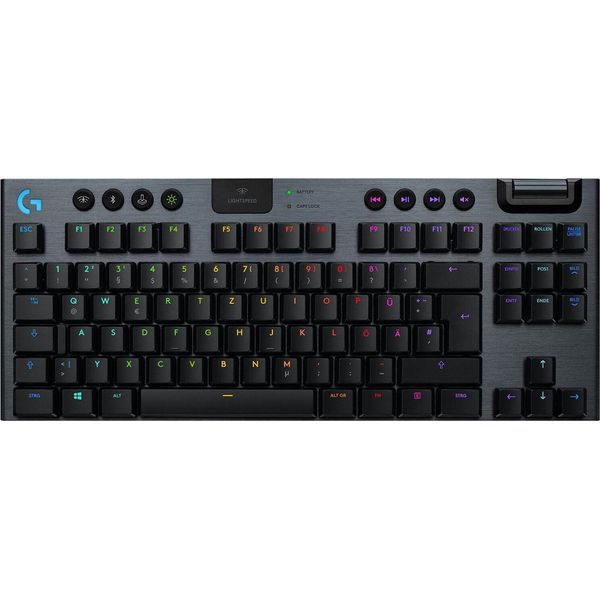 Logitech Gaming G915 Tkl - Tastiera - Retroilluminata - Usb, Bluetooth, Lightspeed - Qwertz - Tedesco-image