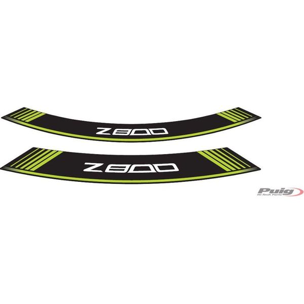 Puig 6561V Strisce Per Cerchi Speciali Per Kawasaki Z800 Verde-image