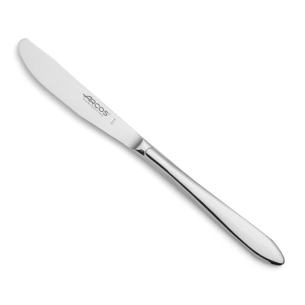 Coltello Da Tavola Arcos Berlin Monoblocco In Acciaio Inossidabile 18/10, Spessore 3 Mm E Lama Da 10 Cm In Confezione.-image