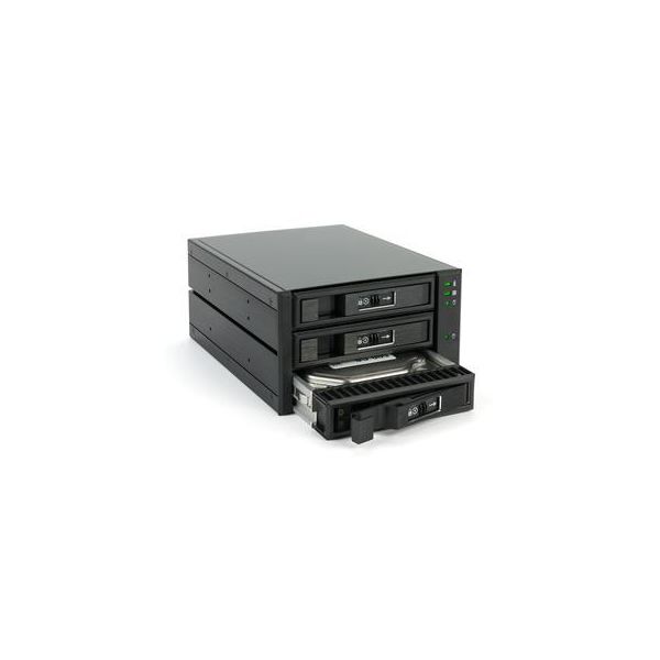 Fantec BP-T2131, Backplane Sas E Sata Per 3X 3,5"/2,5"" Hdd/Ssd, Nero"-image