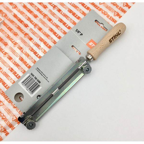 Portalime Stihl Con Lima Tonda Per Catene 1/4"P"" D 3,2 Mm 56057504300"-image
