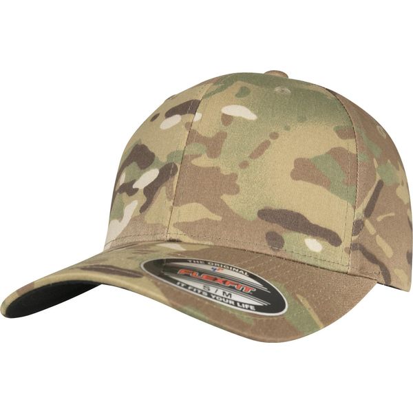 Flexfit By Yupoong Multi Camouflage Baseballkappe RW7686 (L/Xl) (Multicam)-image