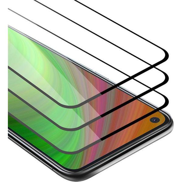Cadorabo 3X Pellicola Blindata A Schermo Intero Per Oppo A72 Pellicola Protettiva In Vetro Temperato Bianco Di Protezione Del Display-image