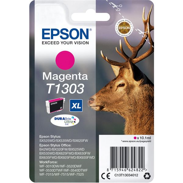 Epson T1303 - 10,1 Ml - Formato Xl - Magenta - Originale - Confezione In Blister-image