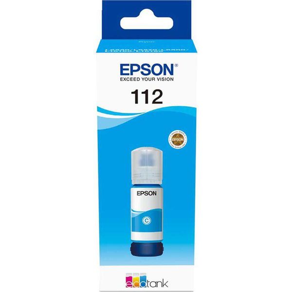 Epson Ecotank 112 - 70 Ml - Ciano - Originale - Ricarica D'inchiostro-image