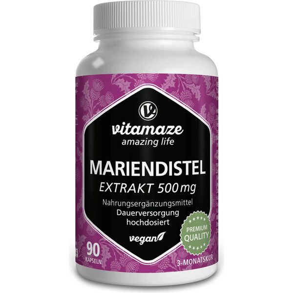 Cardo Mariano 500 Mg Estratto Ad Alta Dose Vegano Kps. 90 St-image