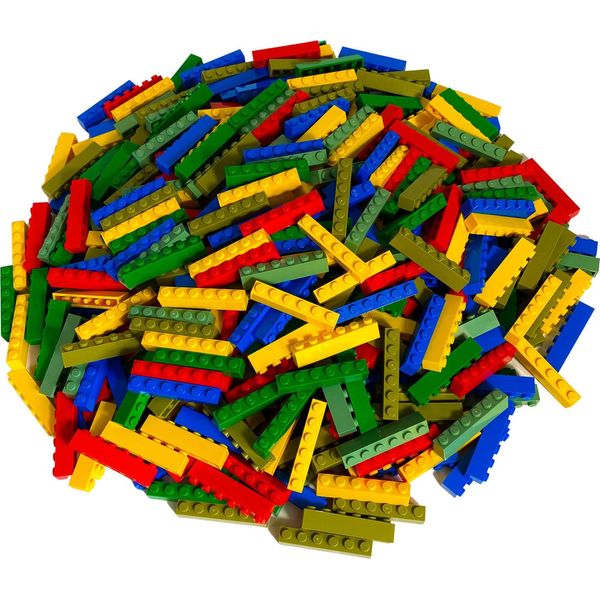 Lego® 1X6 Mattoncini Alti Colorati Misti - 3009 Nuovo! Quantità 500X - Ogni Miscela è Assemblata Singolarmente-image