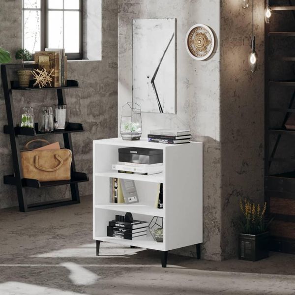 Maison Exclusive - Credenza Bianca 57X35X70 Cm Materiale Ligneo-image