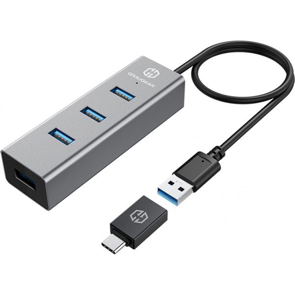 Graugear G-HUB4-AC Graugear USB-HUB 4X Usb 3.0 Ports Type-A Retail-image