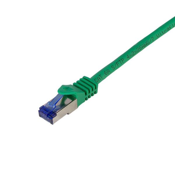 Logilink Professional C6A055S Cavo Patch Logilink Ultraflex, Cat.6A, S/Ftp, 2,0 M, Verde-image