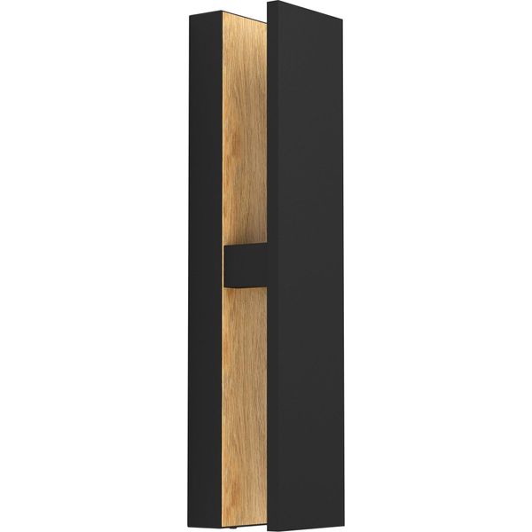 Eglo 900291 Costorio Led Parete/Soffitto Per Esterni 11,7W 370X80Mm Nero Marrone Bianco Caldo IP44-image