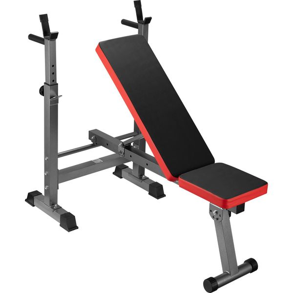 Panca Pesi Wiltec Pieghevole Fino A 230 Kg Con Porta Bilancieri Panca Multifunzionale Panca Inclinata E Panca Piana Panca Da Palestra Panca Da Allenamento Regolabile Per Esercizi Con Bilancieri E Manubri A Casa Fitness-image