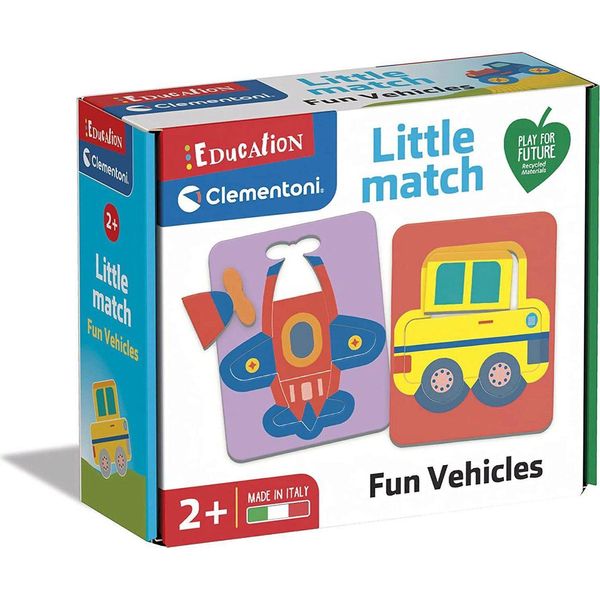 Clementoni-Puzzle Non Applicato Little Match-Viaggiamo In Viaggio Gioco Educativo Ecologico Per Bambini Dai 2 Anni In Su (16718) Clementoni-image