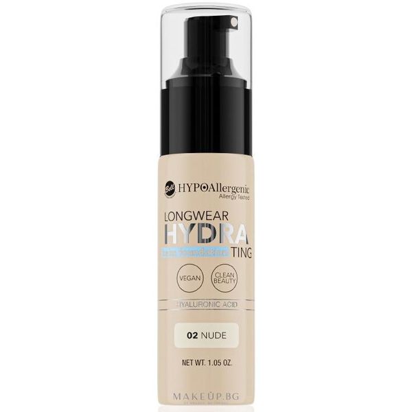 Bell Hypoallergenic Longwear Hydrating Balm Foundation - Tonalità 02 Nude, 30G-image