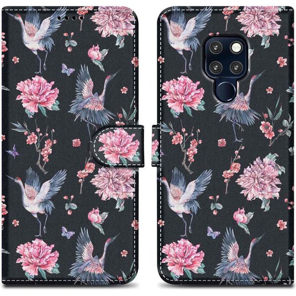 Cadorabo Custodia Protettiva Per Huawei Mate 20 Case Design Nero Custodia Per Telefono Cellulare Custodia Protettiva Custodia Magnetica Custodia Cover-image