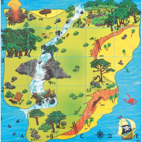 Campo Da Gioco Dell'isola Del Tesoro Di Bee-Bot E Blue-Bot-image