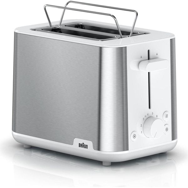 Braun Ht 1510 2 Scheibe(N) 900 W Edelstahl - Weiß (0X23010033)-image