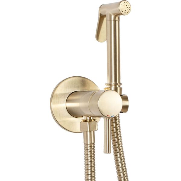 Rubinetto Da Bidet Rea Lungo Loop Gold Brush-image