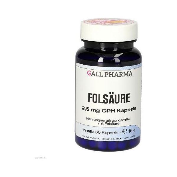 Acido Folico 2,5 Mg Gph Capsule 60 Capsule-image